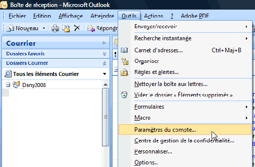 Messagerie outlook 1