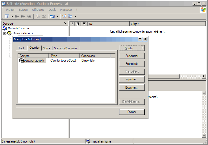 messagerie outlook express  8